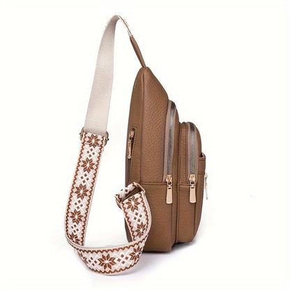 Hazel Vintage Borst Crossbody Tas