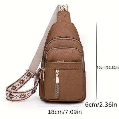 Hazel Vintage Borst Crossbody Tas