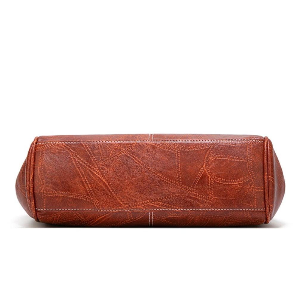 Vintage handtas met kusslot