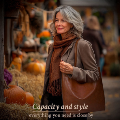 Lorena's moderne chic | Stijlvolle leren tas