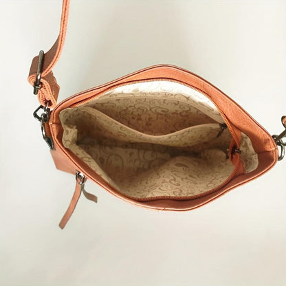 Lena Retro Vierkante Crossbody Tas