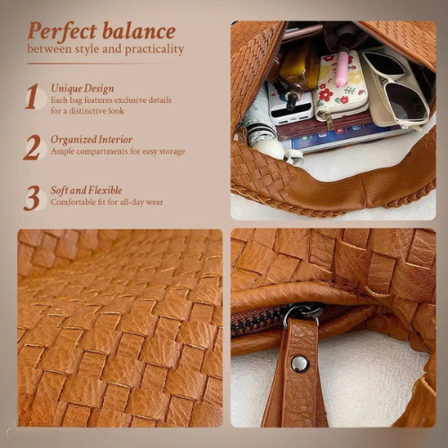 Geweven hobotas - Junie's tijdloze stijl