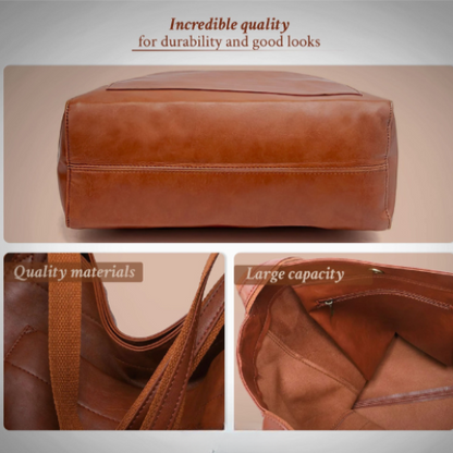 Lorena's moderne chic | Stijlvolle leren tas