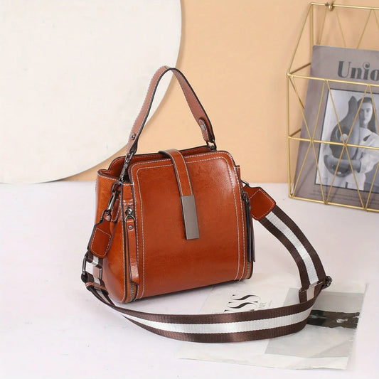 Echte leren dames crossbody tas