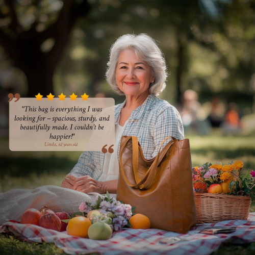 Lorena's moderne chic | Stijlvolle leren tas