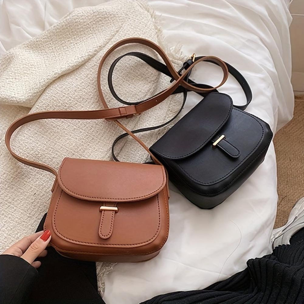 Amelia Retro Saddle Crossbody Tas