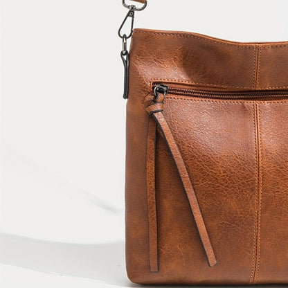 Lena Retro Vierkante Crossbody Tas