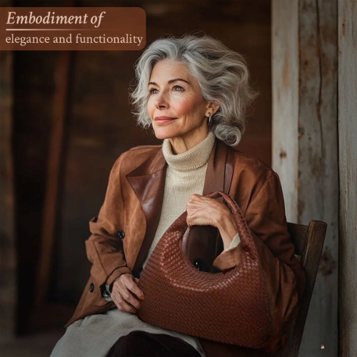 Geweven hobotas - Junie's tijdloze stijl