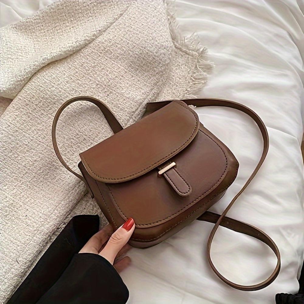 Amelia Retro Saddle Crossbody Tas