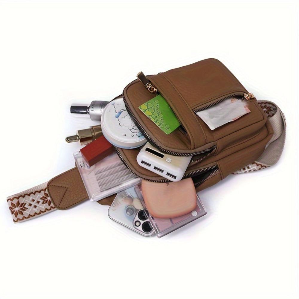 Hazel Vintage Borst Crossbody Tas