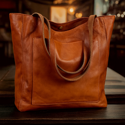 Lorena's moderne chic | Stijlvolle leren tas