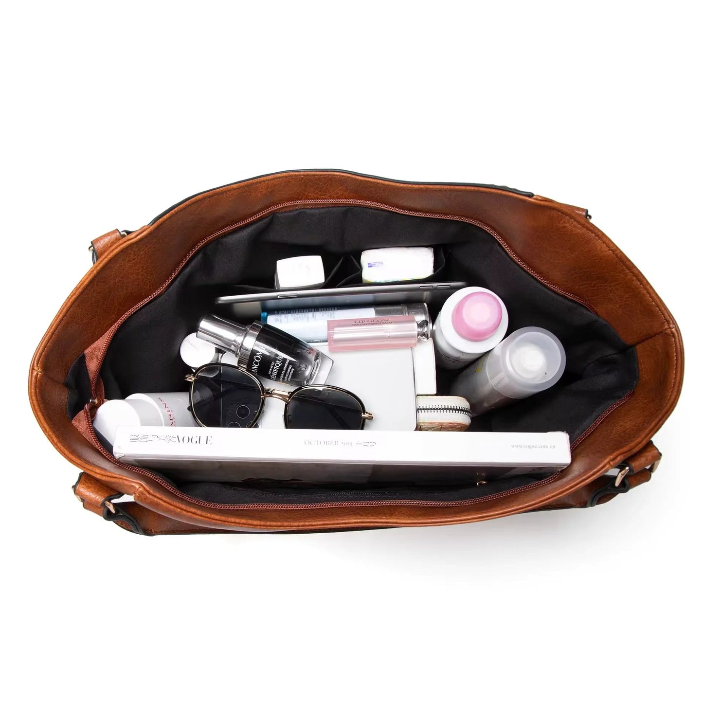 Nellie's elegante verfijning | leren schoudertas