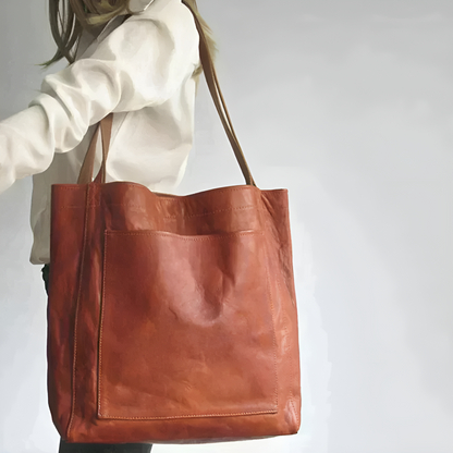 Lorena's moderne chic | Stijlvolle leren tas