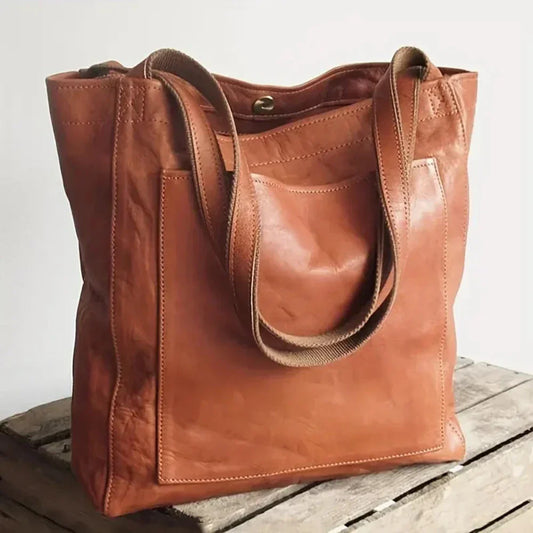 Lorena's moderne chic | Stijlvolle leren tas