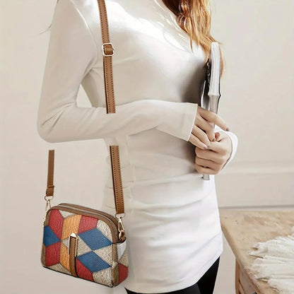 Luna Patchwork Mini Crossbody Tas