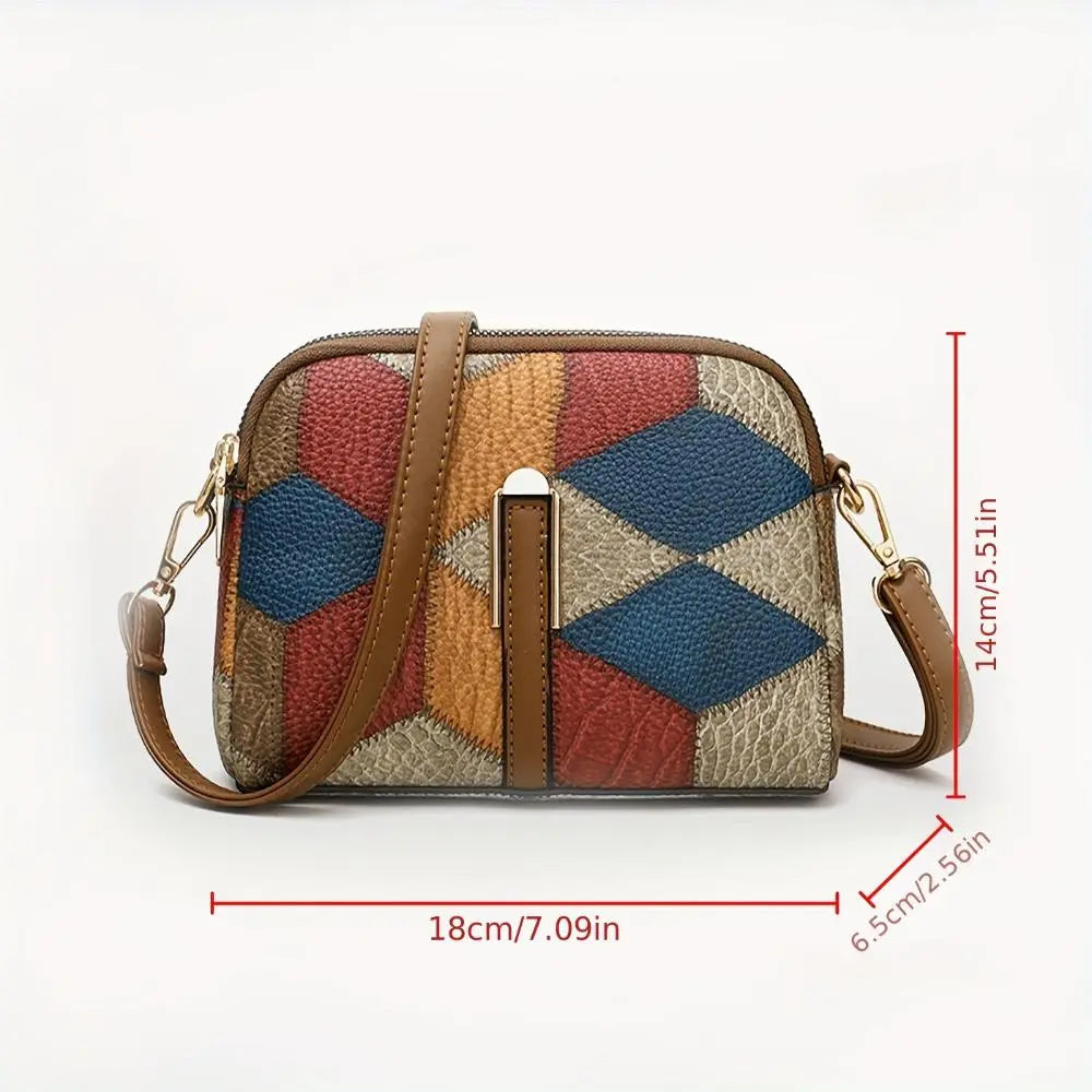 Luna Patchwork Mini Crossbody Tas