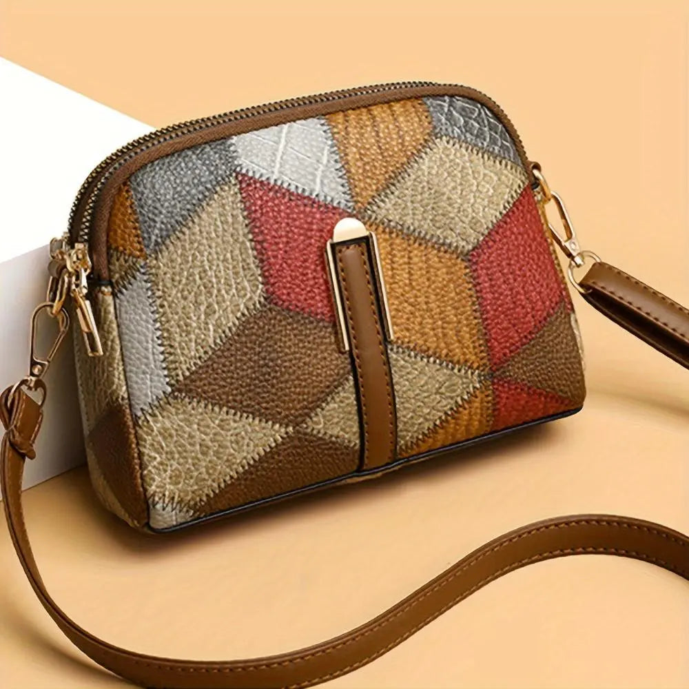 Luna Patchwork Mini Crossbody Tas