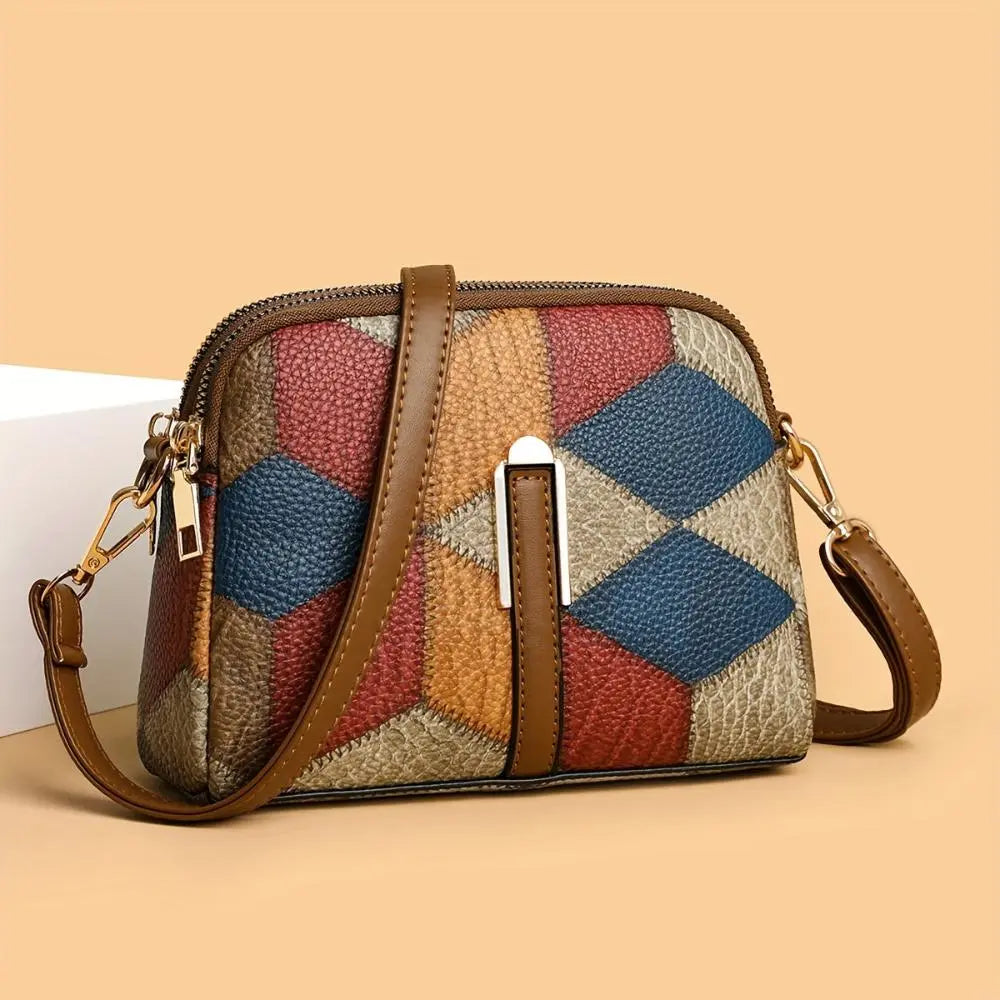 Luna Patchwork Mini Crossbody Tas