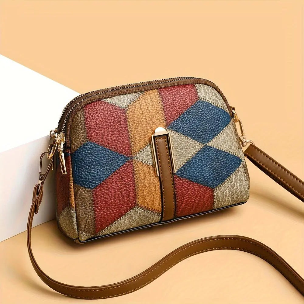 Luna Patchwork Mini Crossbody Tas