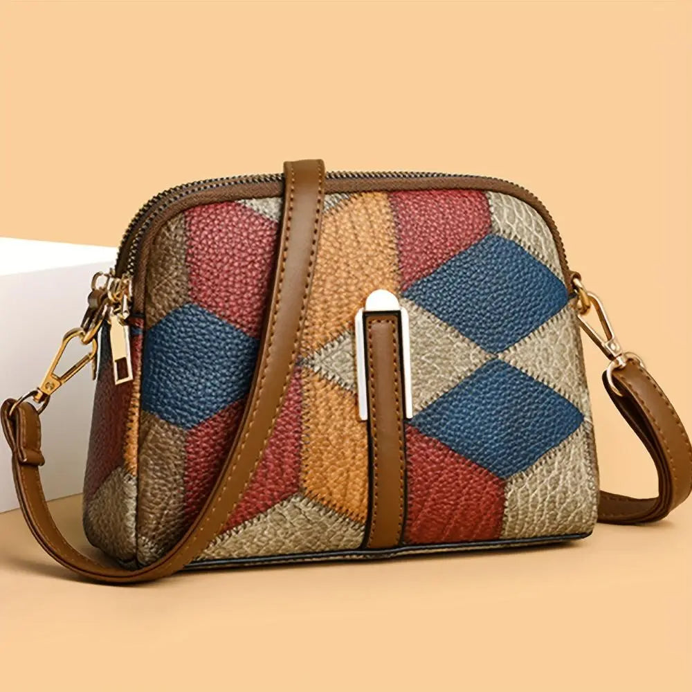 Luna Patchwork Mini Crossbody Tas