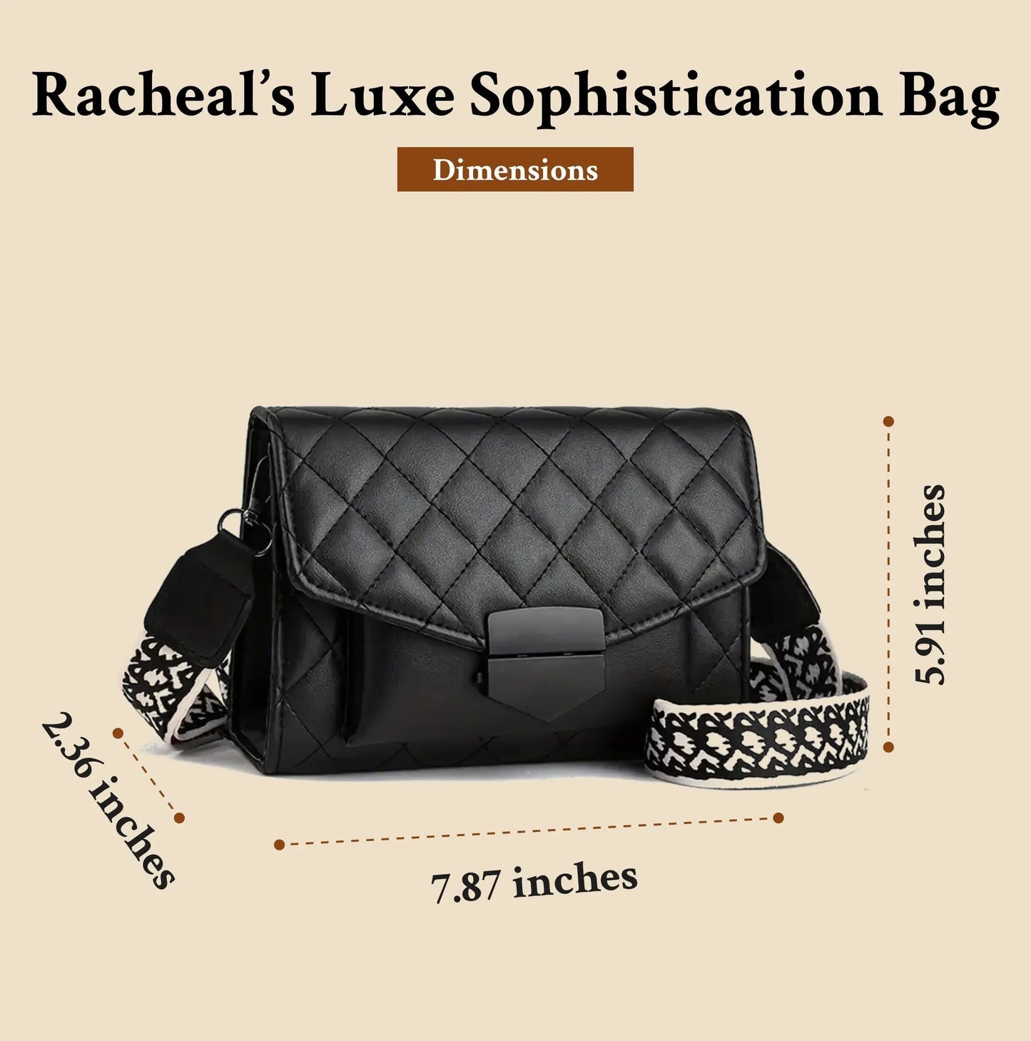 Racheals luxe verfijning | Luxe handtas