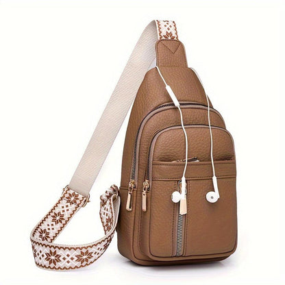 Hazel Vintage Borst Crossbody Tas