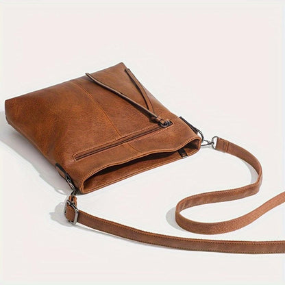 Lena Retro Vierkante Crossbody Tas